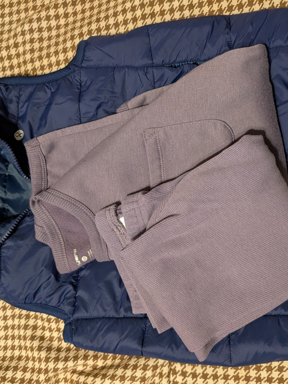 Men's Casual Ribbed Pants in Lavender - Unknown Brand
